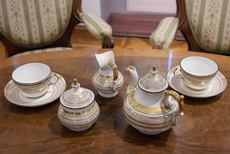 Teeservice aus dem Besitz von Adalbert und Amalia Stifter