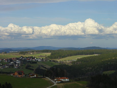 Böhmerwald-Panorama von Kirchschlag aus